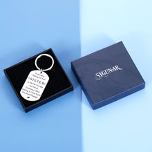 将图片加载到图库查看器,Funny Sister Keychain Gifts for Sister Brother from Sisters Birthday Christmas Valentine Graduation Mothers Day Gifts for Big Little Soul Sister Siblings Best Friends BFF Besties