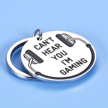 将图片加载到图库查看器,Gamer Girl Dad Funny Video Game Gifts Keychain for Player Boyfriend Teen Boys Girls Son Daughter Husband Teenage Teenager Christmas Valentine Birthday Gifts for Best Friends BFF Kids Him Her