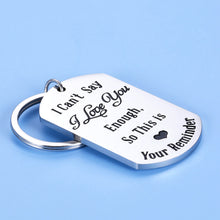 将图片加载到图库查看器,Funny Boyfriend Girlfriend Gifts Anniversary Birthday Valentine I love You Keychain for Husband Wife Couple Gift for Him Her Bride Groom Hubby Wify Fiance Fiancee Christmas Wedding Engagement Jewelry