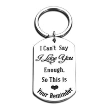 将图片加载到图库查看器,Funny Boyfriend Girlfriend Gifts Anniversary Birthday Valentine I love You Keychain for Husband Wife Couple Gift for Him Her Bride Groom Hubby Wify Fiance Fiancee Christmas Wedding Engagement Jewelry