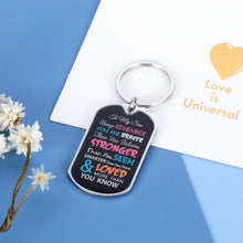 将图片加载到图库查看器,To My Son Inspirational Keychain Gifts Christmas Graduation Birthday Wedding Gifts for Him Boys Kids Child Teen Teenage Men Adult Remember You are Braver Gifts from Dad Mom Stepmother