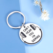 将图片加载到图库查看器,Gamer Girl Dad Funny Video Game Gifts Keychain for Player Boyfriend Teen Boys Girls Son Daughter Husband Teenage Teenager Christmas Valentine Birthday Gifts for Best Friends BFF Kids Him Her