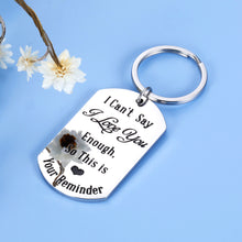 将图片加载到图库查看器,Funny Boyfriend Girlfriend Gifts Anniversary Birthday Valentine I love You Keychain for Husband Wife Couple Gift for Him Her Bride Groom Hubby Wify Fiance Fiancee Christmas Wedding Engagement Jewelry