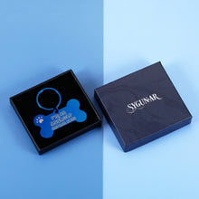 将图片加载到图库查看器,Funny Dog Cat Tag for Small Big Large Dogs Engraved Personalized Custom Dog Collar ID Name Tag for Pet Cats Dogs Kitten Kitty New Puppy Fur Pups Doggy Moggy Puss Stainless Steel