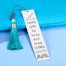 将图片加载到图库查看器,Teacher Appreciation Gifts Metal Bookmark Thank You Graduation Teachers Day Christmas Birthday Gifts for Women Music Preschool Pe Spanish Daycare Teacher Tutor Professor Special Education Teachers