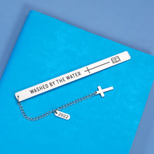 将图片加载到图库查看器,Baby Baptism Bookmark Gifts for Girl Boys Kids First Communion Christening Catholic Religious Easter Christmas Gifts for Goddaughter Godson Godchild Adult Women Men Male Female Friends Son Daughter