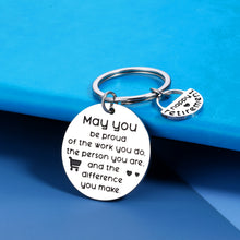 将图片加载到图库查看器,Retirement Gifts for Women Coworker Leaving Keychain Employee Teacher Appreciation Thank You Birthday Christmas Farewell Goodbye Going Away Gifts for Colleagues Nurses Male Female Boss Leaders Mentors