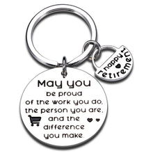 将图片加载到图库查看器,Retirement Gifts for Women Coworker Leaving Keychain Employee Teacher Appreciation Thank You Birthday Christmas Farewell Goodbye Going Away Gifts for Colleagues Nurses Male Female Boss Leaders Mentors