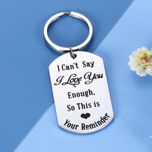 将图片加载到图库查看器,Funny Boyfriend Girlfriend Gifts Anniversary Birthday Valentine I love You Keychain for Husband Wife Couple Gift for Him Her Bride Groom Hubby Wify Fiance Fiancee Christmas Wedding Engagement Jewelry