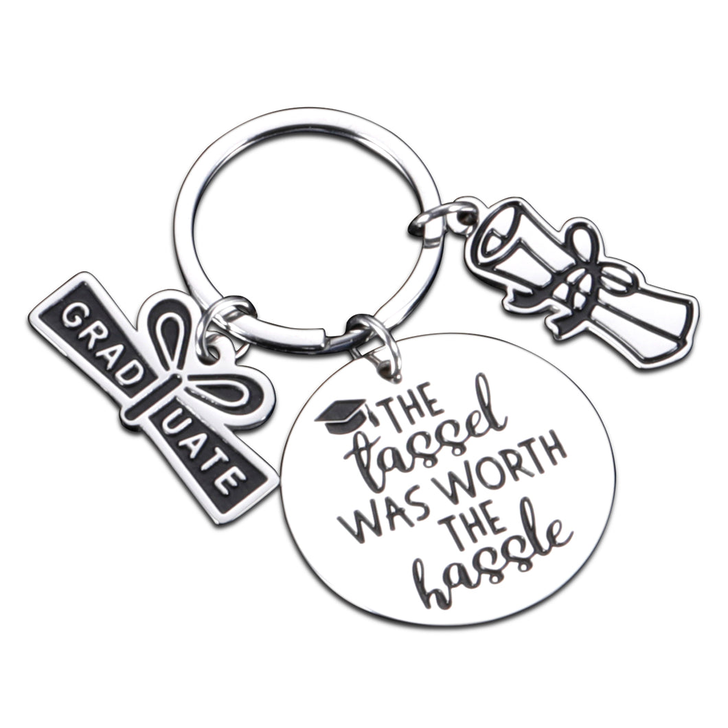 2021 Graduation College Student Gifts for Him Her Teen Boys Girls Class of 2021 Senior 2021 Inspirational Keychain Grad Gift for Daughter Son High School Students Women Men Male Female Him Her