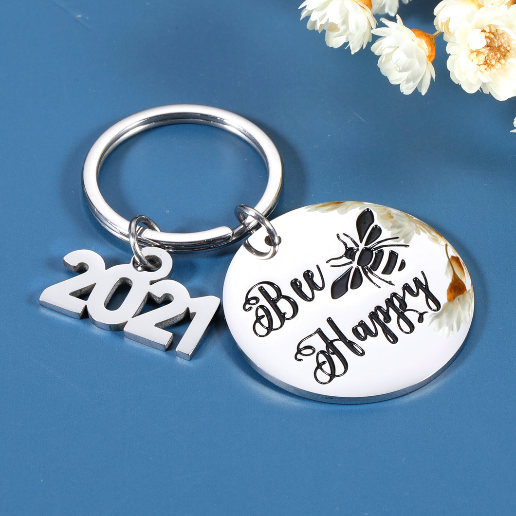 2021 Graduation Keychain Gift for Senior Class of 2021 Inspirational Motivational Encouragement Gifts for Daughter Son Teen Boys Girls Women Men Best Friends High School College Graduating Students