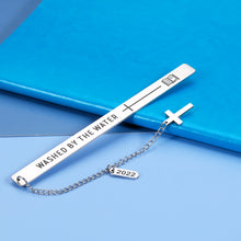 将图片加载到图库查看器，Baby Baptism Bookmark Gifts for Girl Boys Kids First Communion Christening Catholic Religious Easter Christmas Gifts for Goddaughter Godson Godchild Adult Women Men Male Female Friends Son Daughter
