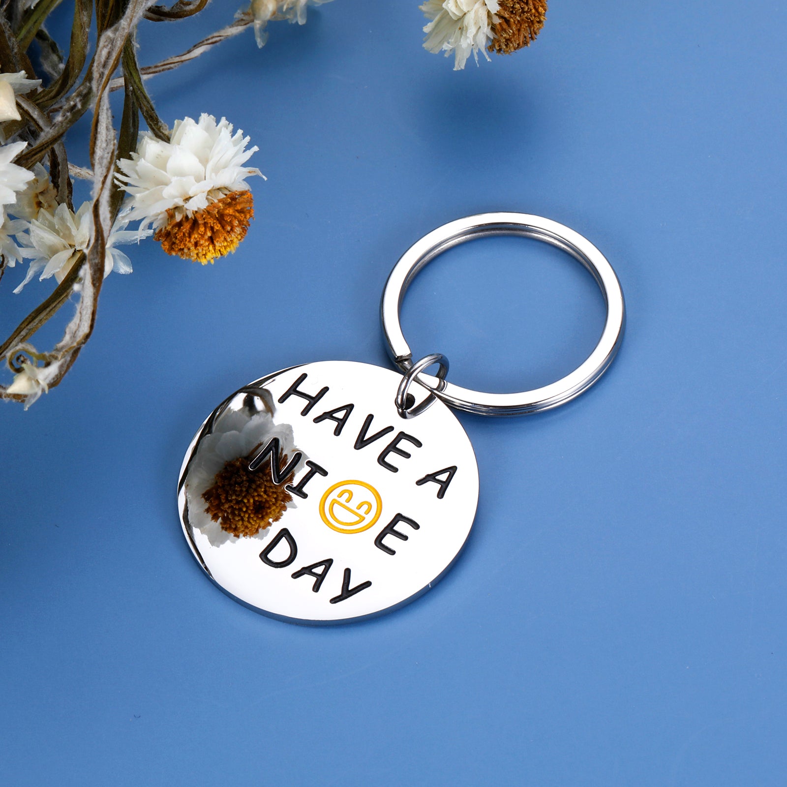 SYGUNAR Funny Inspirational Keychain Gifts Birthday Christmas Gifts for Best Women Men Friend BFF Him Her Thank You Gift for Coworker Boss Graduation