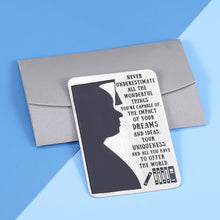 将图片加载到图库查看器，2021 Graduation Card Gifts for Class of 2021 Senior 2021 Inspirational Grad Gifts for Daughter Son College High School Students Females Teen Boys Girls Women Men Brother Sister Him Her
