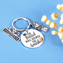 将图片加载到图库查看器，2021 Graduation College Student Gifts for Him Her Teen Boys Girls Class of 2021 Senior 2021 Inspirational Keychain Grad Gift for Daughter Son High School Students Women Men Male Female Him Her
