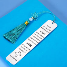 将图片加载到图库查看器，Bible Verse Bookmarks Book Markers Religious Christian Gifts for Women Men Inspirational Bookmark for Teen Boys Girls Teenagers Teens Best Friends BFF Daughter Son Godson Goddaughter Male Female
