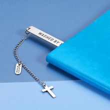 将图片加载到图库查看器，Baby Baptism Bookmark Gifts for Girl Boys Kids First Communion Christening Catholic Religious Easter Christmas Gifts for Goddaughter Godson Godchild Adult Women Men Male Female Friends Son Daughter
